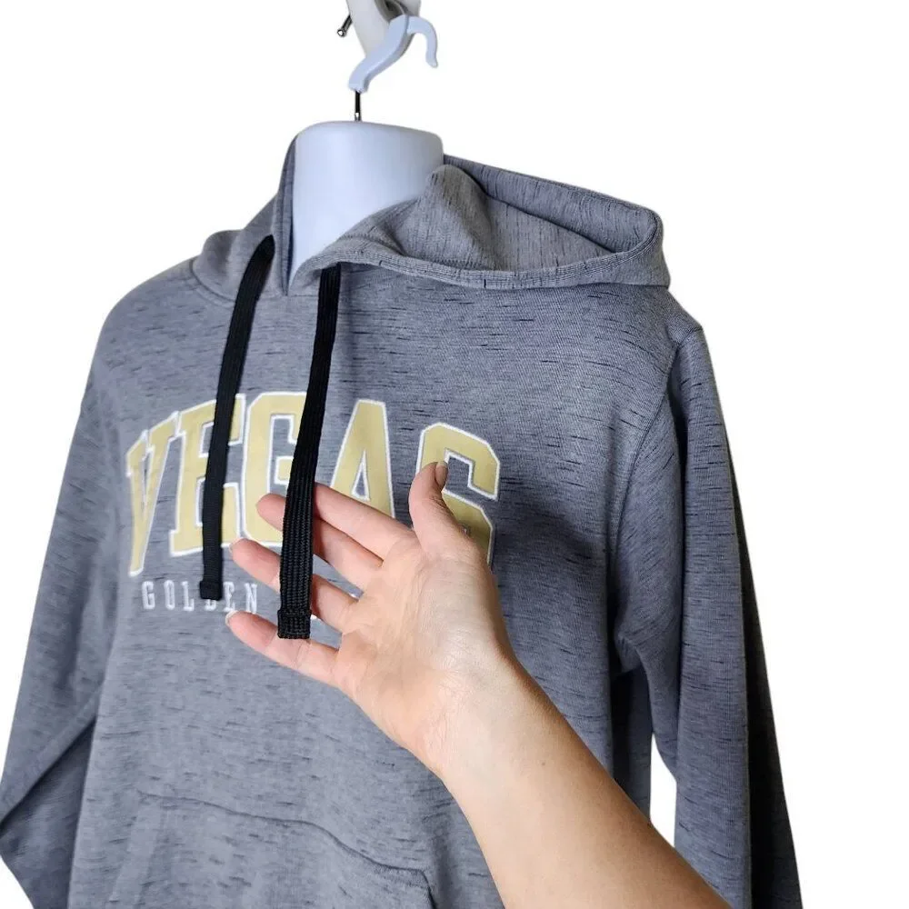 Vegas Golden Knights Pullover Hoodie NHL Hockey Sweatshirt Mens Size L Gray